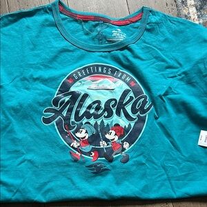 NWT Disney Teal Alaska Adventure T-Shirt